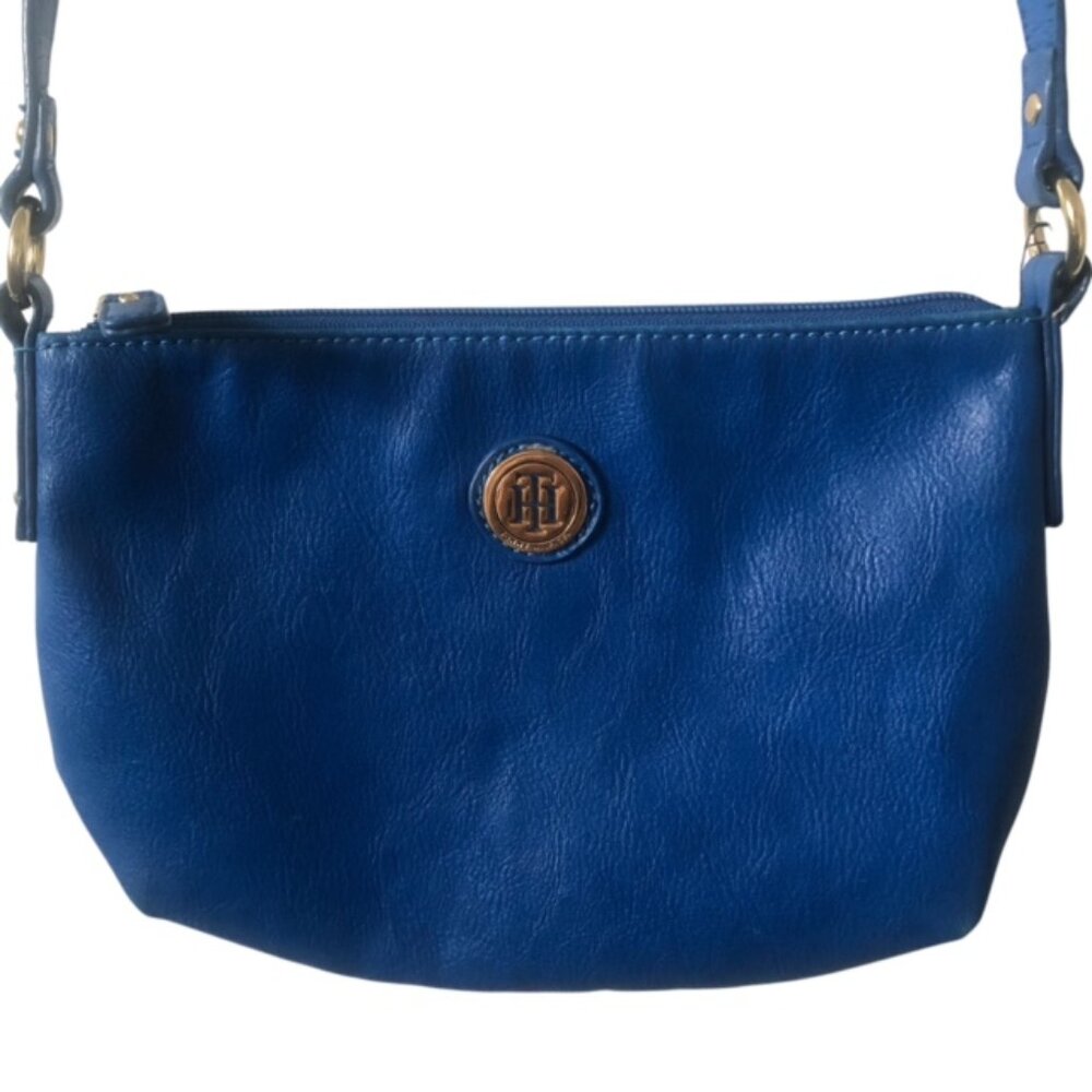 Tommy Hilfiger Xbody Crossbody Bag Blue Used, Nice Condition